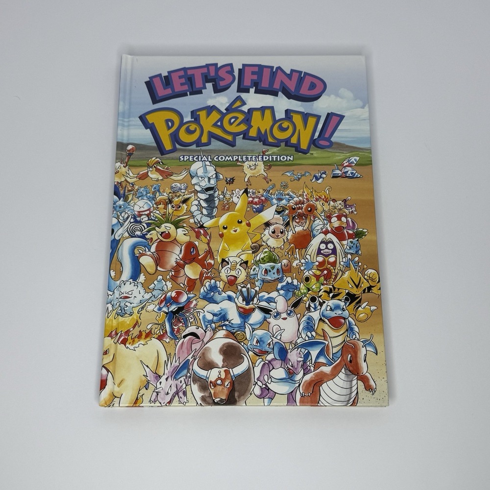Let's Find Pokemon Special Complete Edition 2017 Hardcover 1st Edition 1st Print